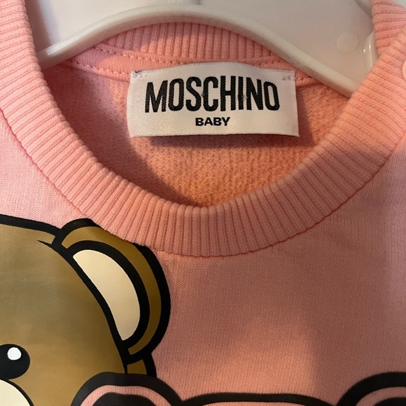 MOSCHINO BABY PINK BABY DRESS WITH RUFFLES - Picture 4 of 6